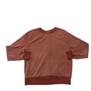 Prana Maroon Fleece Pullover
